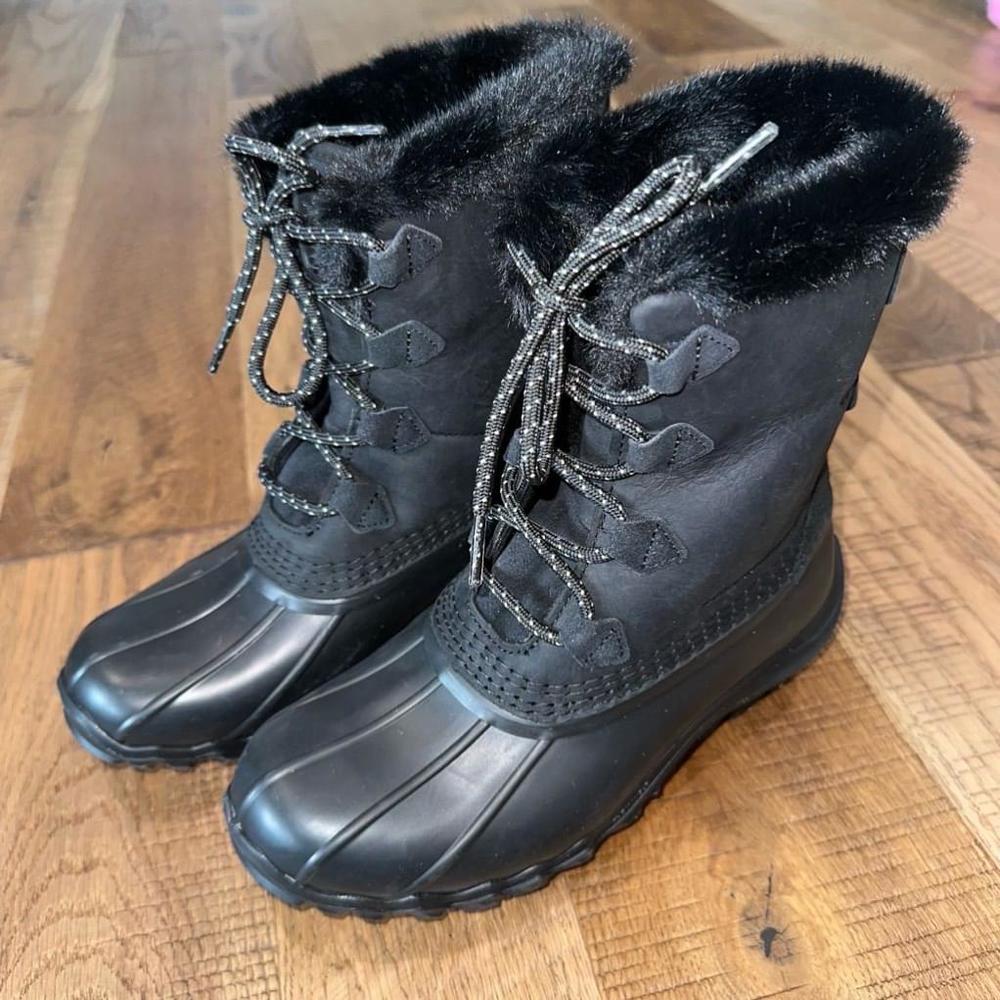 Wolverine Womens Heritage Torrent Tall Winter Snow Duck Boots Black NWOT Size 7